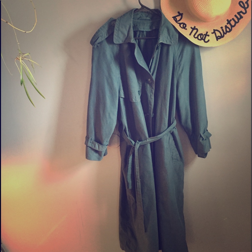 Vintage trench coat jacket